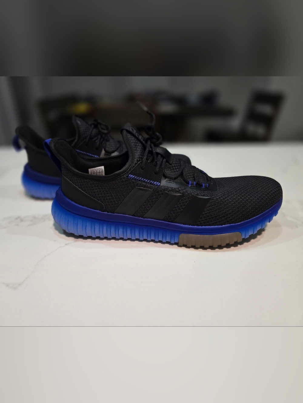 Adidas Kaptir 4.0 Lucid Blue / Core Black Like New Size 14